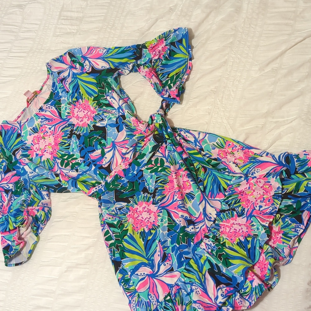 Lilly Pulitzer Kassi Wrap Dress EUC